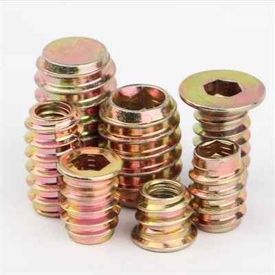 Inskruvade mutterinsatser